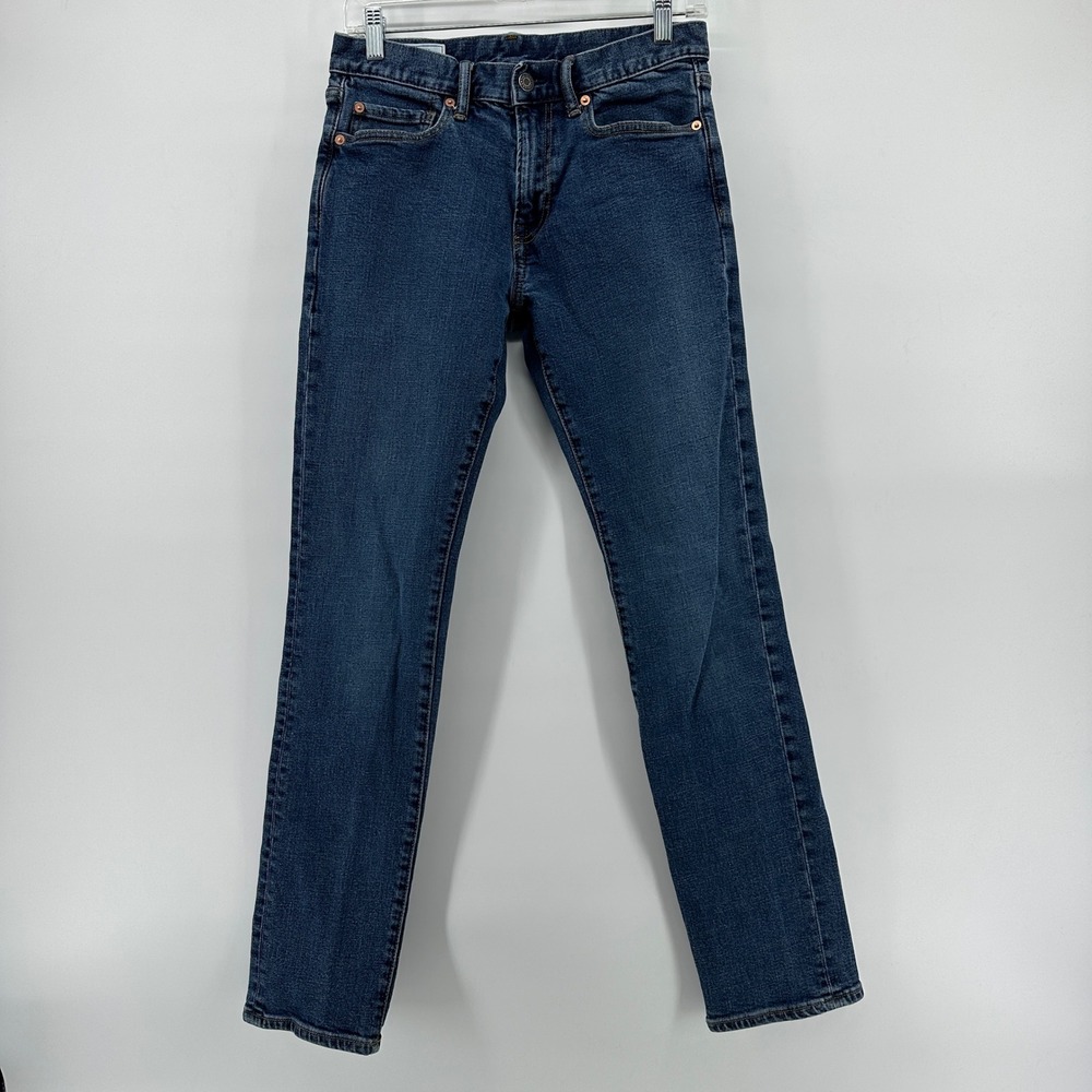 Gap Mens Slim Fit Denim Jeans Resin Rinse Dark Wash 29x30 S/706174-00